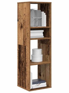 VidaXL Boekenkast 34x31x112 cm bewerkt hout oud houtkleurig