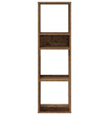 VidaXL Boekenkast 34x31x112 cm bewerkt hout oud houtkleurig