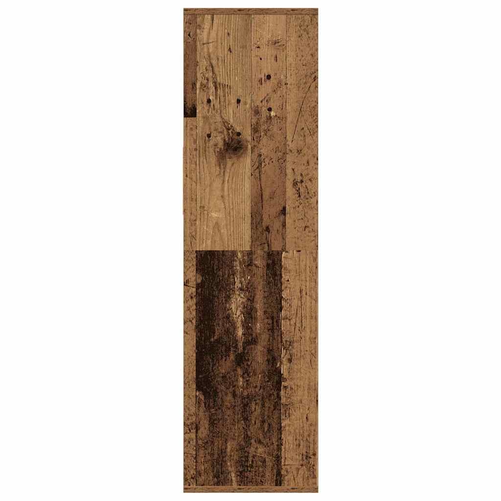 VidaXL Boekenkast 34x31x112 cm bewerkt hout oud houtkleurig