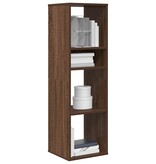 VidaXL Boekenkast 34x31x112 cm bewerkt hout bruin eikenkleur