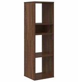 VidaXL Boekenkast 34x31x112 cm bewerkt hout bruin eikenkleur