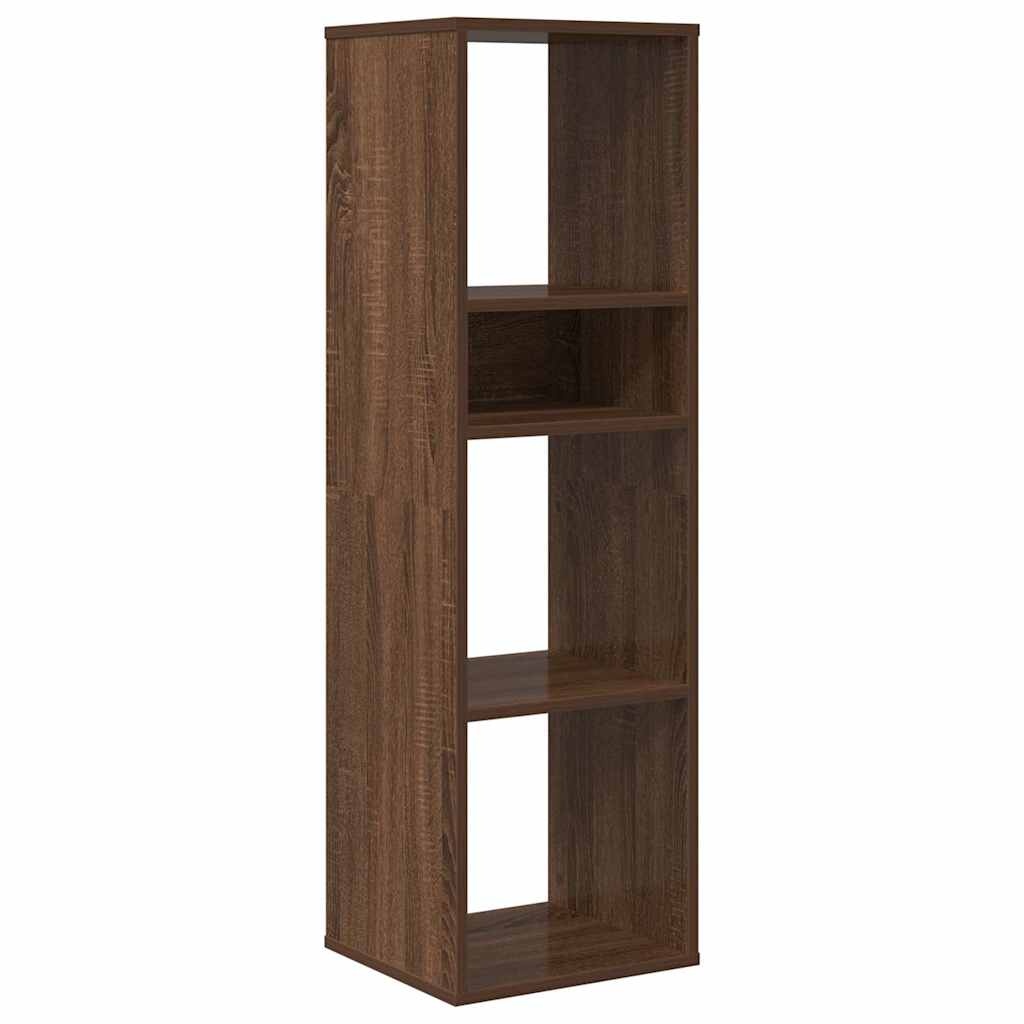 VidaXL Boekenkast 34x31x112 cm bewerkt hout bruin eikenkleur