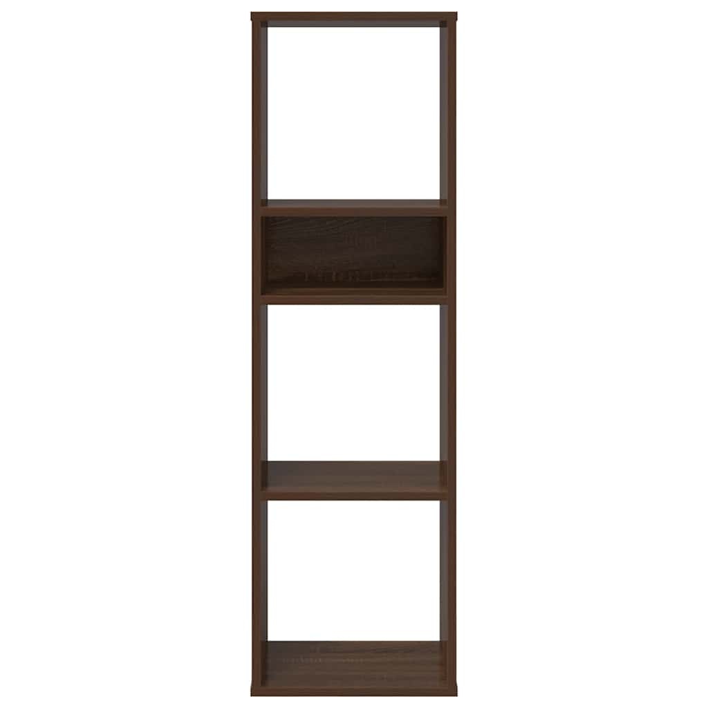 VidaXL Boekenkast 34x31x112 cm bewerkt hout bruin eikenkleur