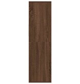 VidaXL Boekenkast 34x31x112 cm bewerkt hout bruin eikenkleur