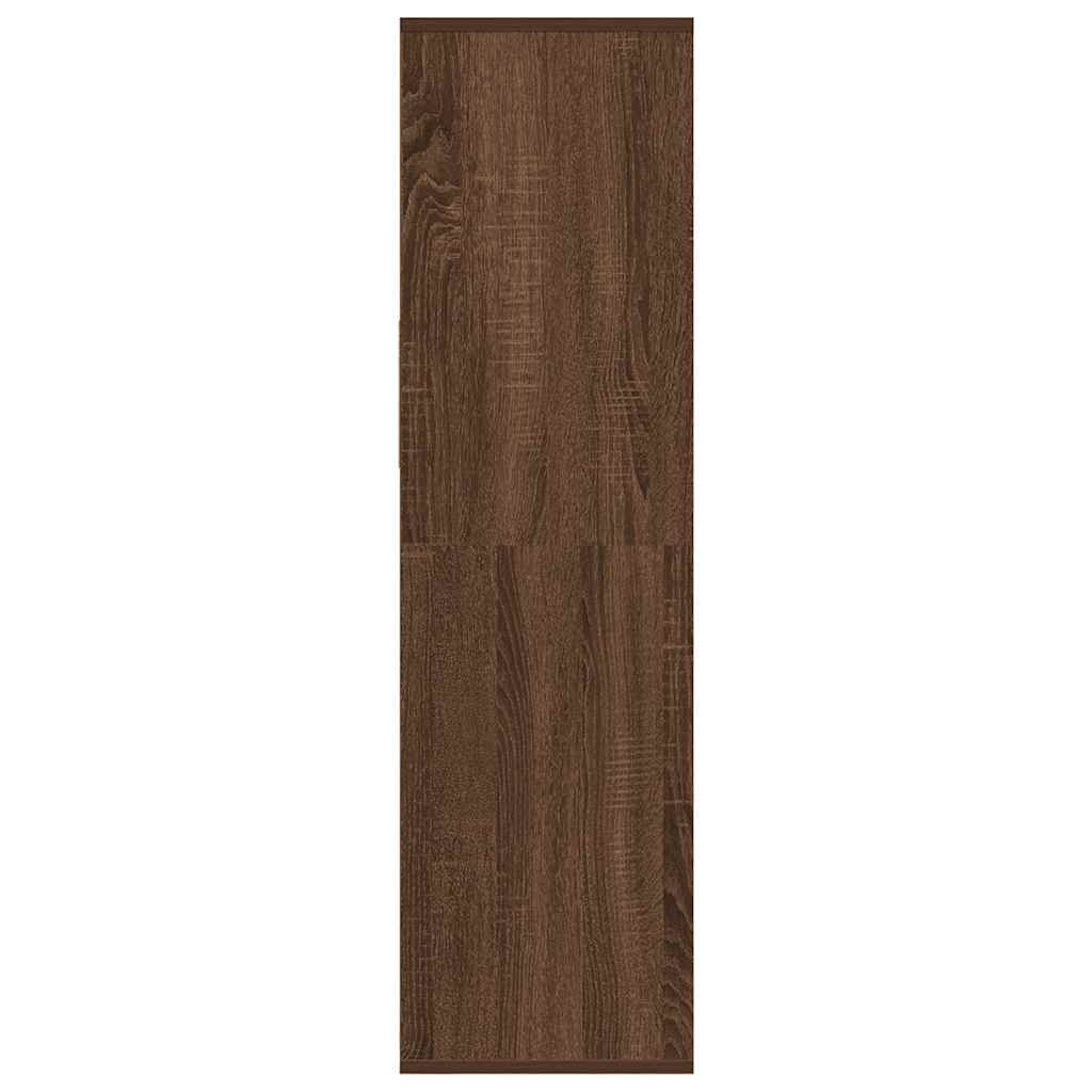 VidaXL Boekenkast 34x31x112 cm bewerkt hout bruin eikenkleur