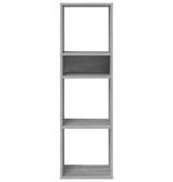 VidaXL Boekenkast 34x31x112 cm bewerkt hout grijs sonoma eikenkleurig
