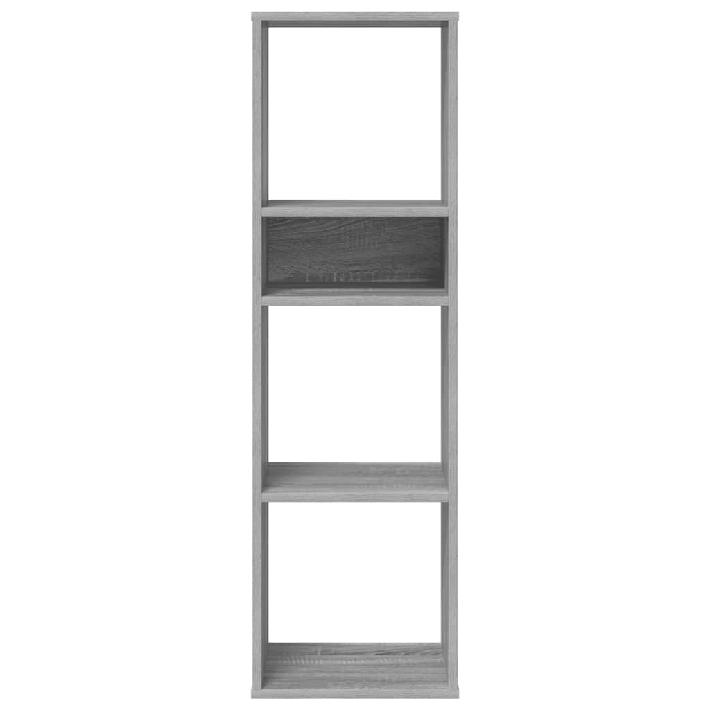 VidaXL Boekenkast 34x31x112 cm bewerkt hout grijs sonoma eikenkleurig