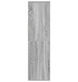 VidaXL Boekenkast 34x31x112 cm bewerkt hout grijs sonoma eikenkleurig