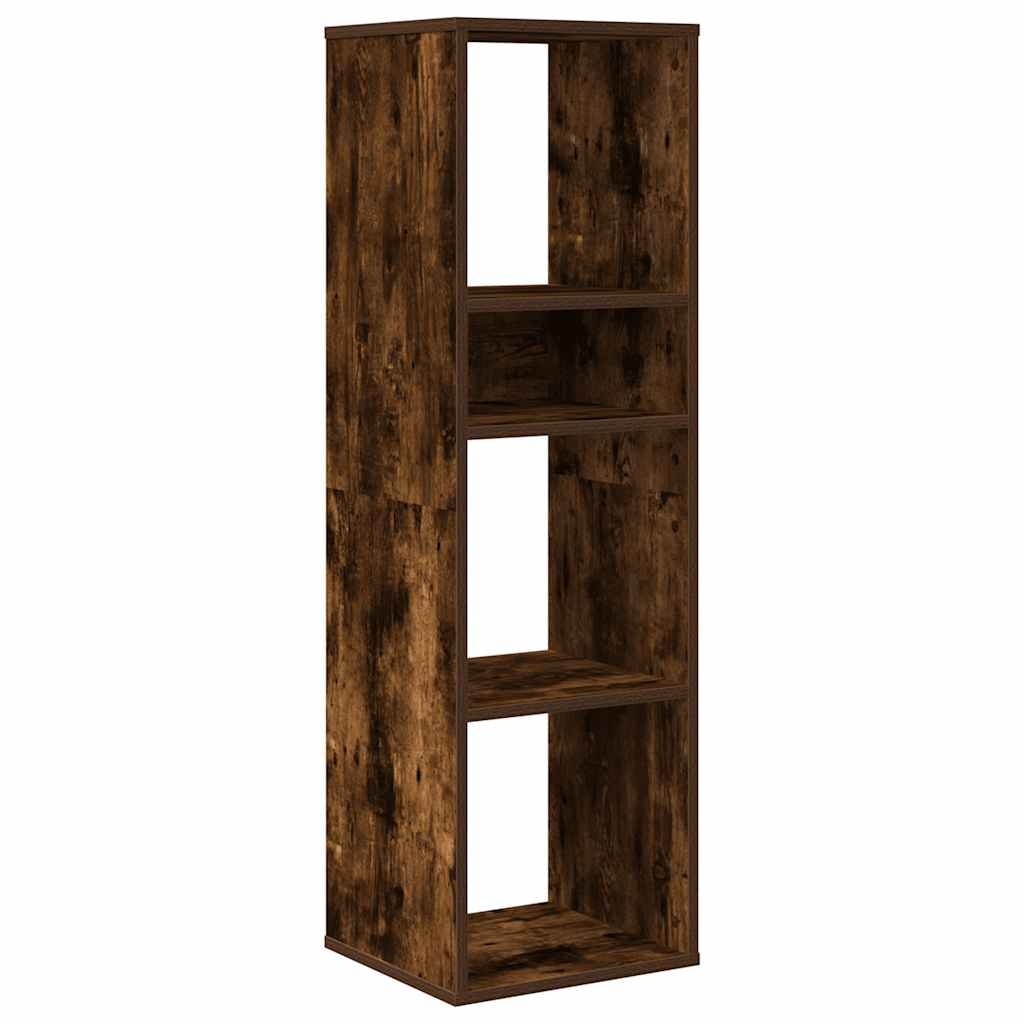 VidaXL Boekenkast 34x31x112 cm bewerkt hout gerookt eikenkleurig