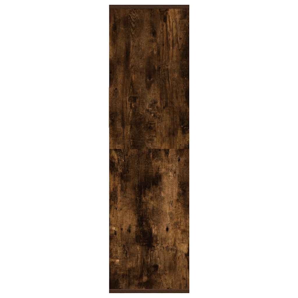 VidaXL Boekenkast 34x31x112 cm bewerkt hout gerookt eikenkleurig