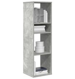 VidaXL Boekenkast 34x31x112 cm bewerkt hout betongrijs