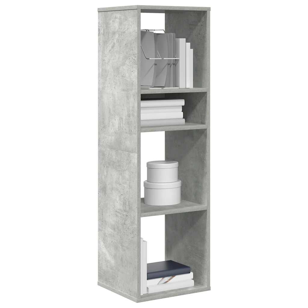 VidaXL Boekenkast 34x31x112 cm bewerkt hout betongrijs