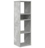 VidaXL Boekenkast 34x31x112 cm bewerkt hout betongrijs