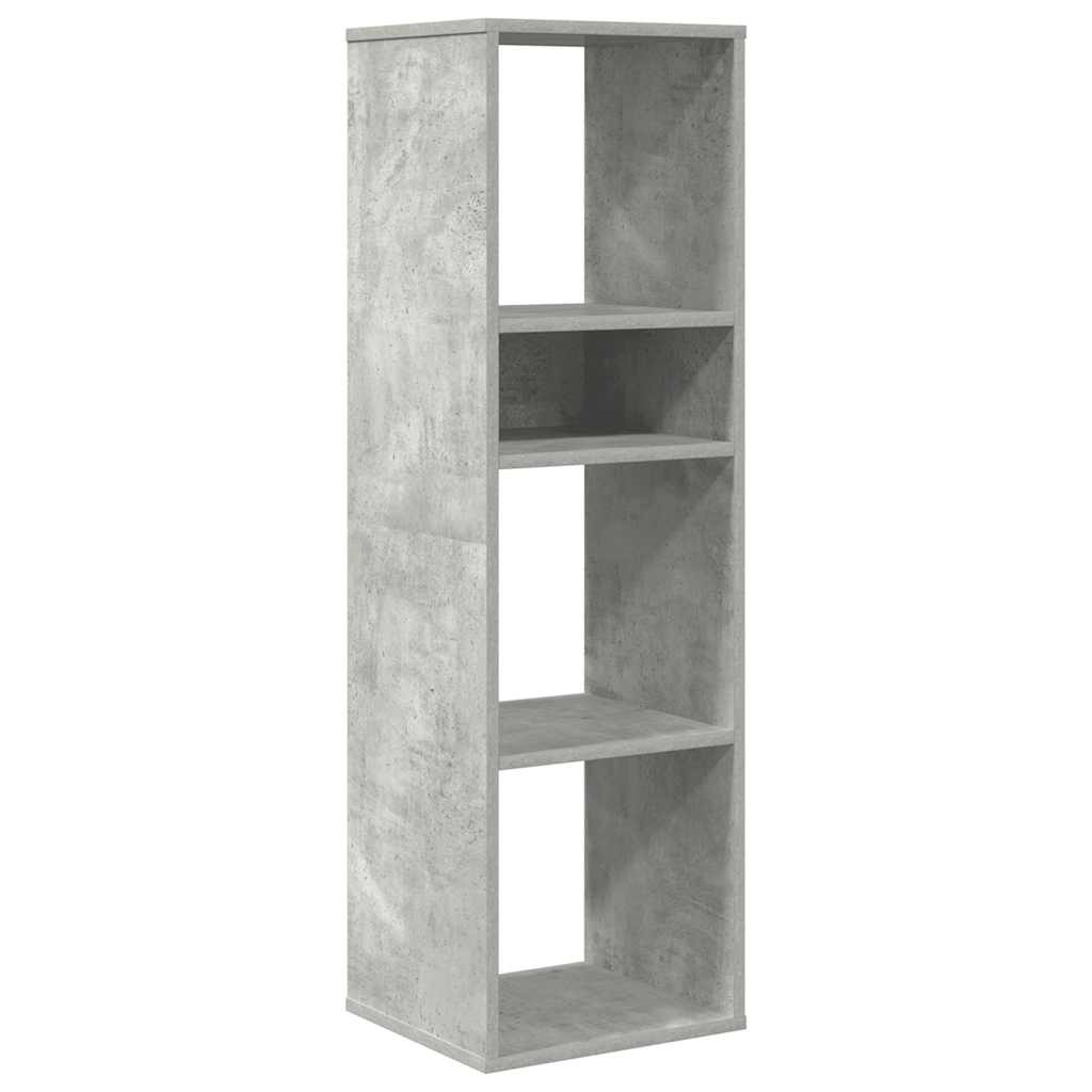 VidaXL Boekenkast 34x31x112 cm bewerkt hout betongrijs