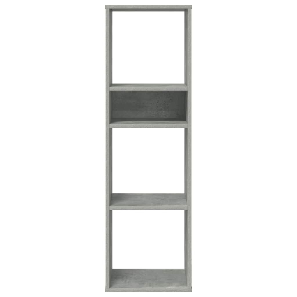 VidaXL Boekenkast 34x31x112 cm bewerkt hout betongrijs