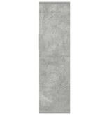 VidaXL Boekenkast 34x31x112 cm bewerkt hout betongrijs