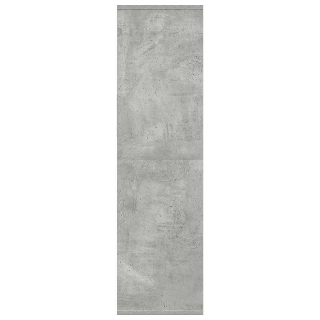 VidaXL Boekenkast 34x31x112 cm bewerkt hout betongrijs