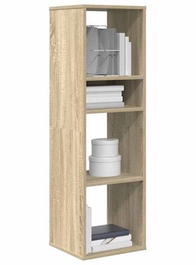 VidaXL Boekenkast 34x31x112 cm bewerkt hout sonoma eikenkleurig