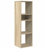 VidaXL Boekenkast 34x31x112 cm bewerkt hout sonoma eikenkleurig