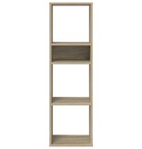 VidaXL Boekenkast 34x31x112 cm bewerkt hout sonoma eikenkleurig