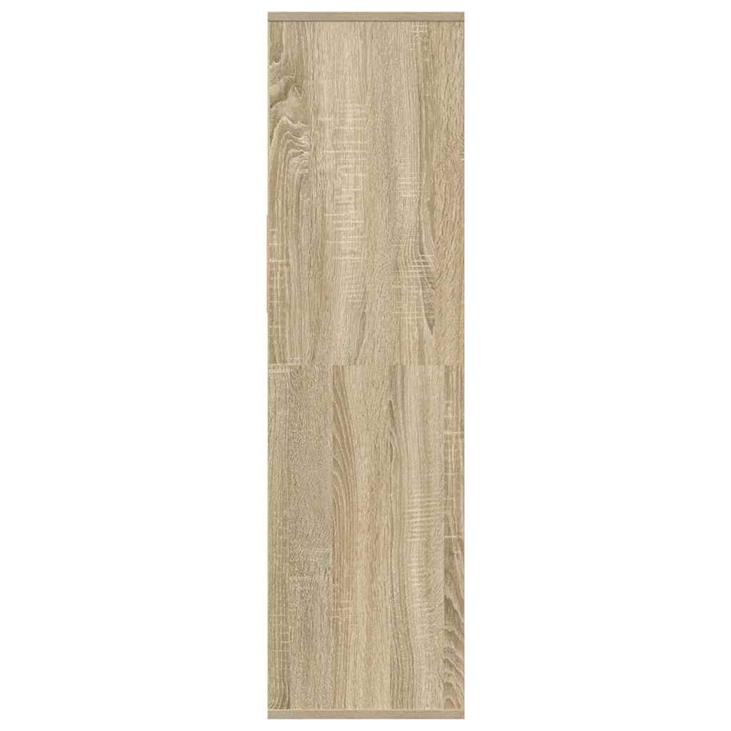 VidaXL Boekenkast 34x31x112 cm bewerkt hout sonoma eikenkleurig