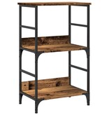 VidaXL Boekenkast 50x33x82 cm bewerkt hout oud houtkleurig