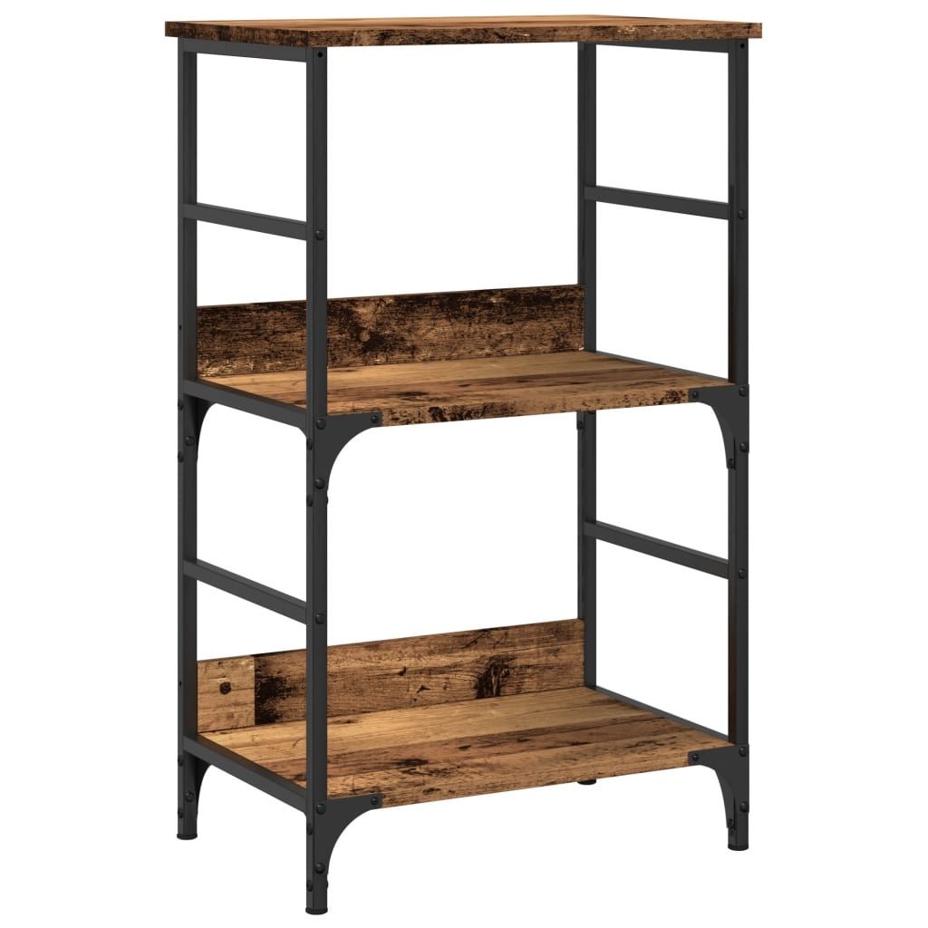 VidaXL Boekenkast 50x33x82 cm bewerkt hout oud houtkleurig