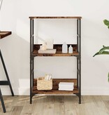 VidaXL Boekenkast 50x33x82 cm bewerkt hout oud houtkleurig