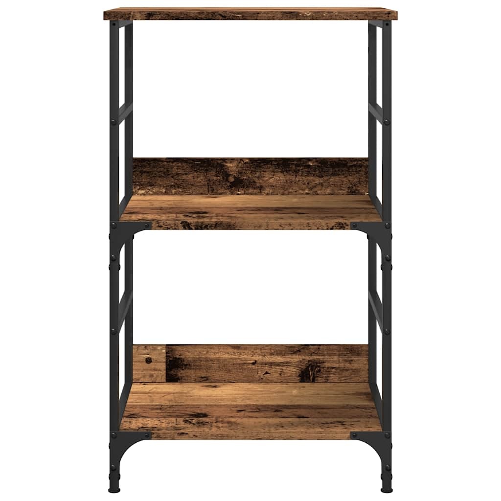 VidaXL Boekenkast 50x33x82 cm bewerkt hout oud houtkleurig
