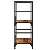 VidaXL Boekenkast 50x33x82 cm bewerkt hout oud houtkleurig