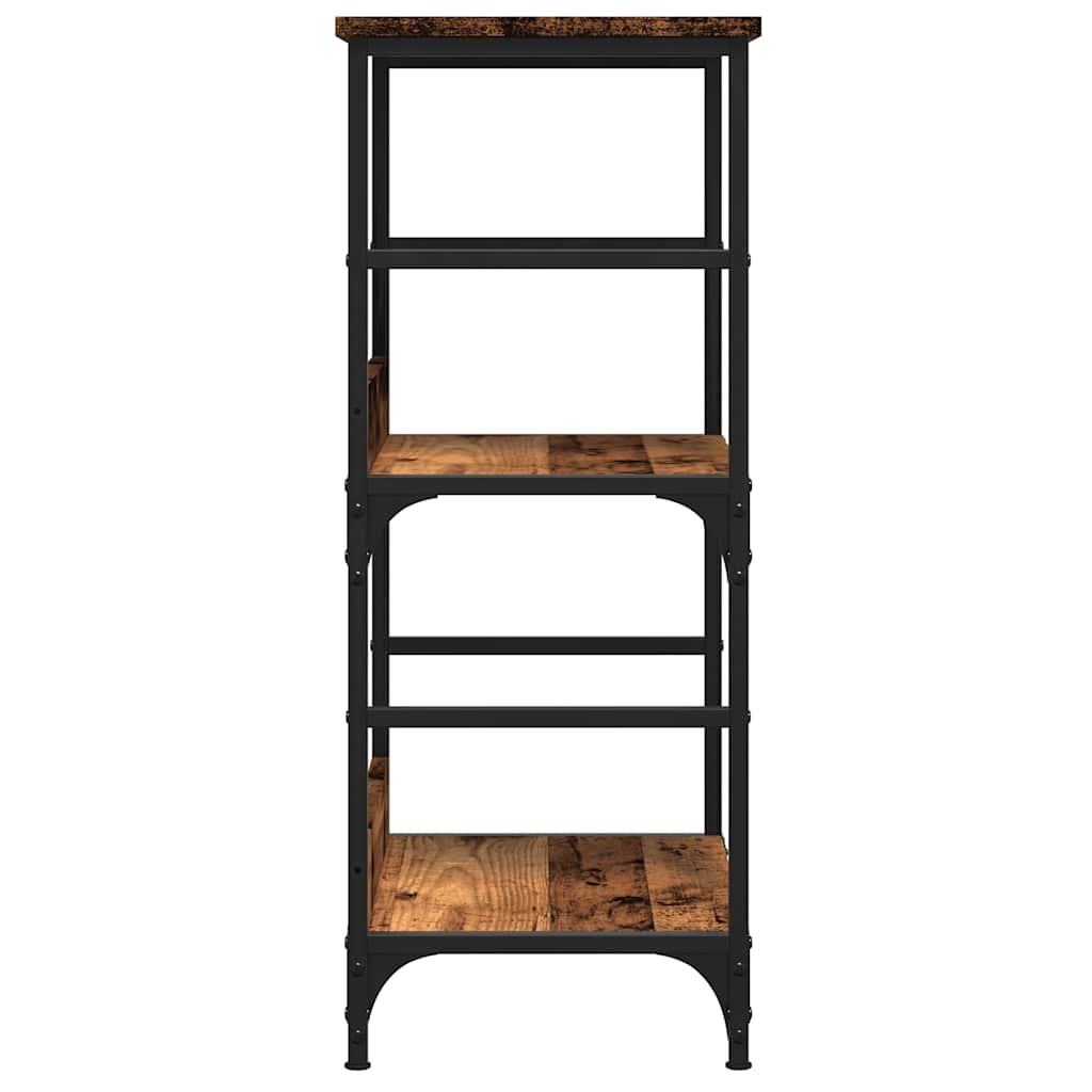 VidaXL Boekenkast 50x33x82 cm bewerkt hout oud houtkleurig