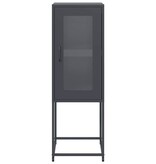VidaXL Dressoir 36x39x107 cm koudgewalst staal antracietkleurig