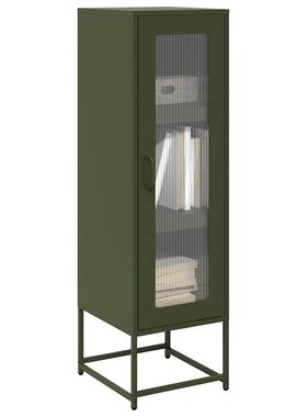 VidaXL Hoge kast 36x39x123 cm koudgewalst staal olijfgroen