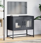 VidaXL Tv-meubel 68x39x60,5 cm koudgewalst staal antracietkleurig