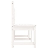 VidaXL Tuinbank 201,5 cm massief grenenhout wit