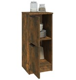 VidaXL Dressoirs 2 st 30x30x70 cm bewerkt hout gerookt eikenkleurig