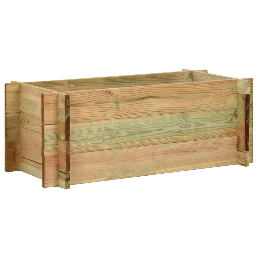 VidaXL Plantenbak 80 cm geïmpregneerd grenenhout