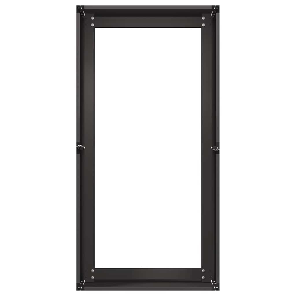 VidaXL Plantenbak 40x80x40 cm koudgewalst staal zwart