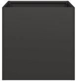 VidaXL Plantenbak 40x40x40 cm koudgewalst staal zwart