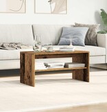 VidaXL Tv-meubel 80x40x40 cm bewerkt hout oud houtkleurig