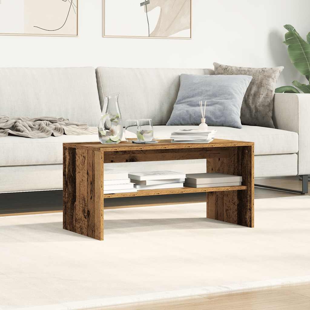 VidaXL Tv-meubel 80x40x40 cm bewerkt hout oud houtkleurig