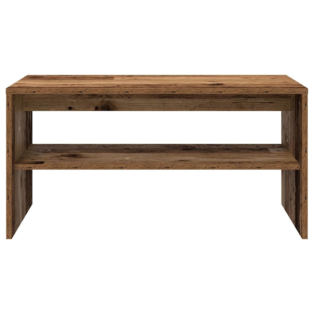 VidaXL Tv-meubel 80x40x40 cm bewerkt hout oud houtkleurig