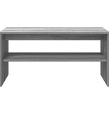 VidaXL Tv-meubel 80x40x40 cm bewerkt hout grijs sonoma eikenkleurig