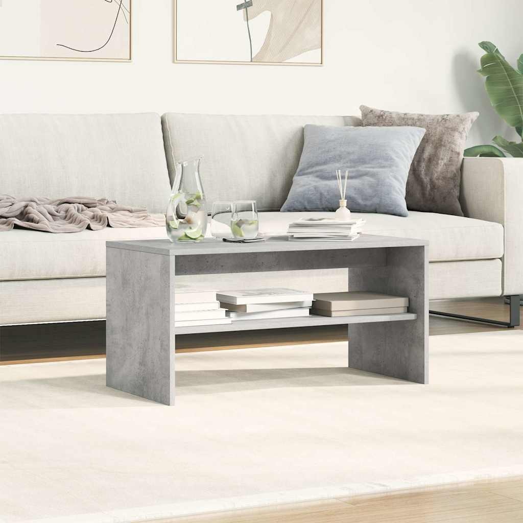 VidaXL Tv-meubel 80x40x40 cm bewerkt hout betongrijs