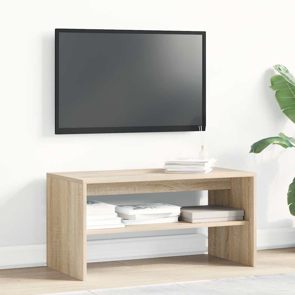 VidaXL Tv-meubel 80x40x40 cm bewerkt hout sonoma eikenkleurig