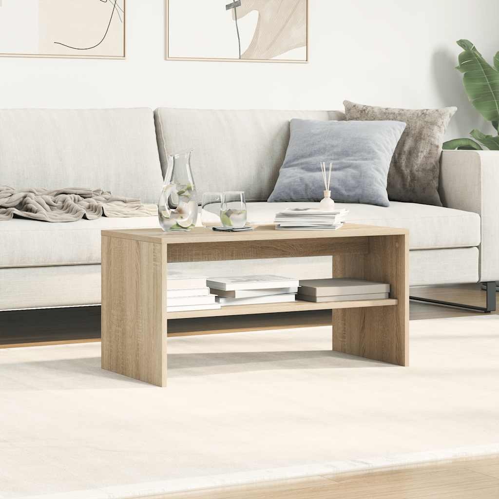 VidaXL Tv-meubel 80x40x40 cm bewerkt hout sonoma eikenkleurig