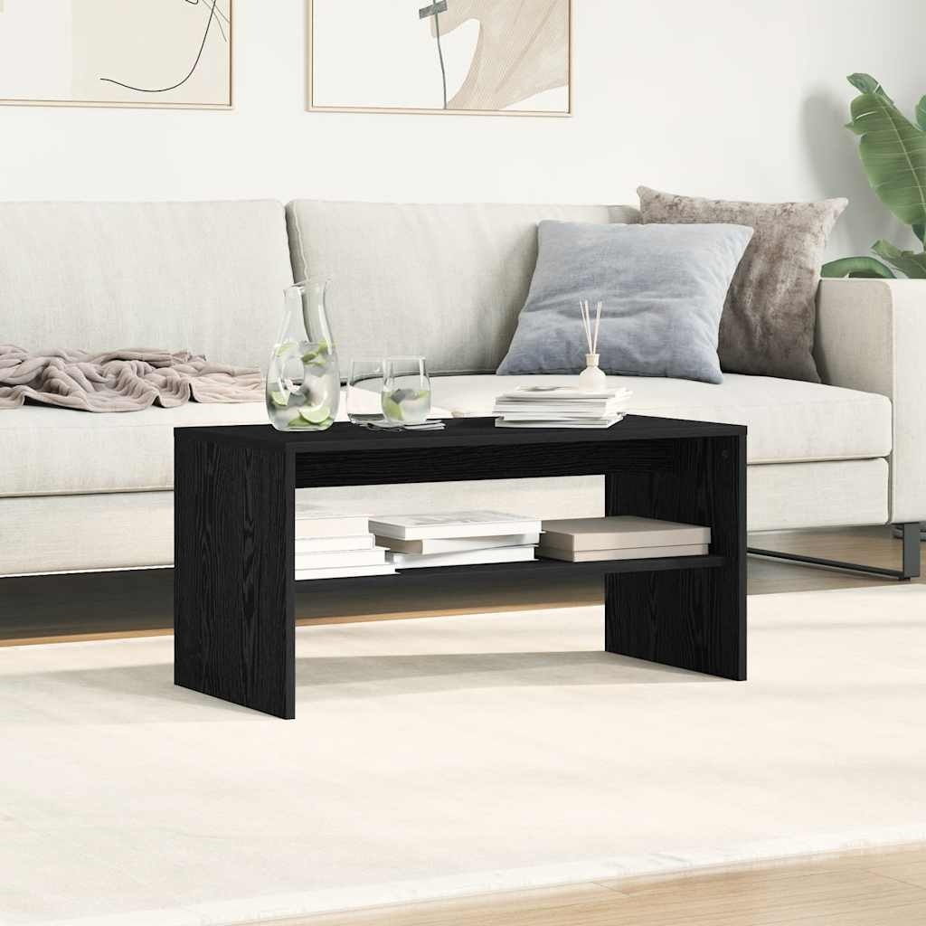 VidaXL Tv-meubel 80x40x40 cm spaanplaat zwart eikenkleurig