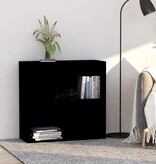 VidaXL Boekenkast 80x30x76,5 cm bewerkt hout zwart