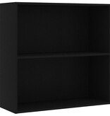 VidaXL Boekenkast 80x30x76,5 cm bewerkt hout zwart