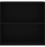 VidaXL Boekenkast 80x30x76,5 cm bewerkt hout zwart